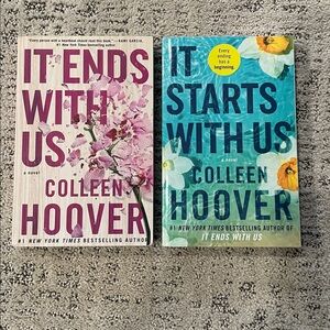 It Ends With Us and It Starts With Us – Colleen Hoover (Paperbacks)